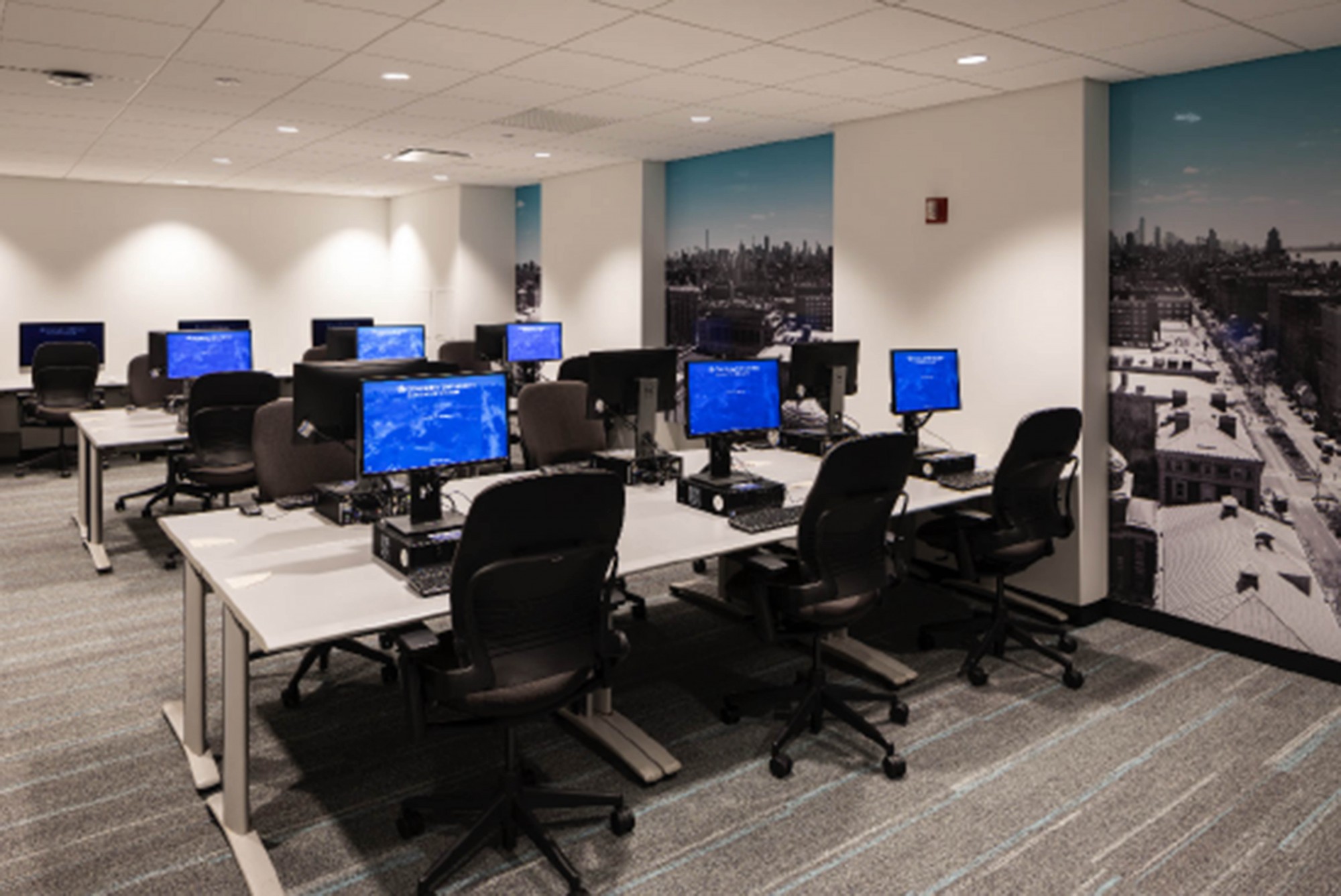 college computer classroom