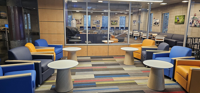 replaced furniture in the Main Lounge and Lerner Central