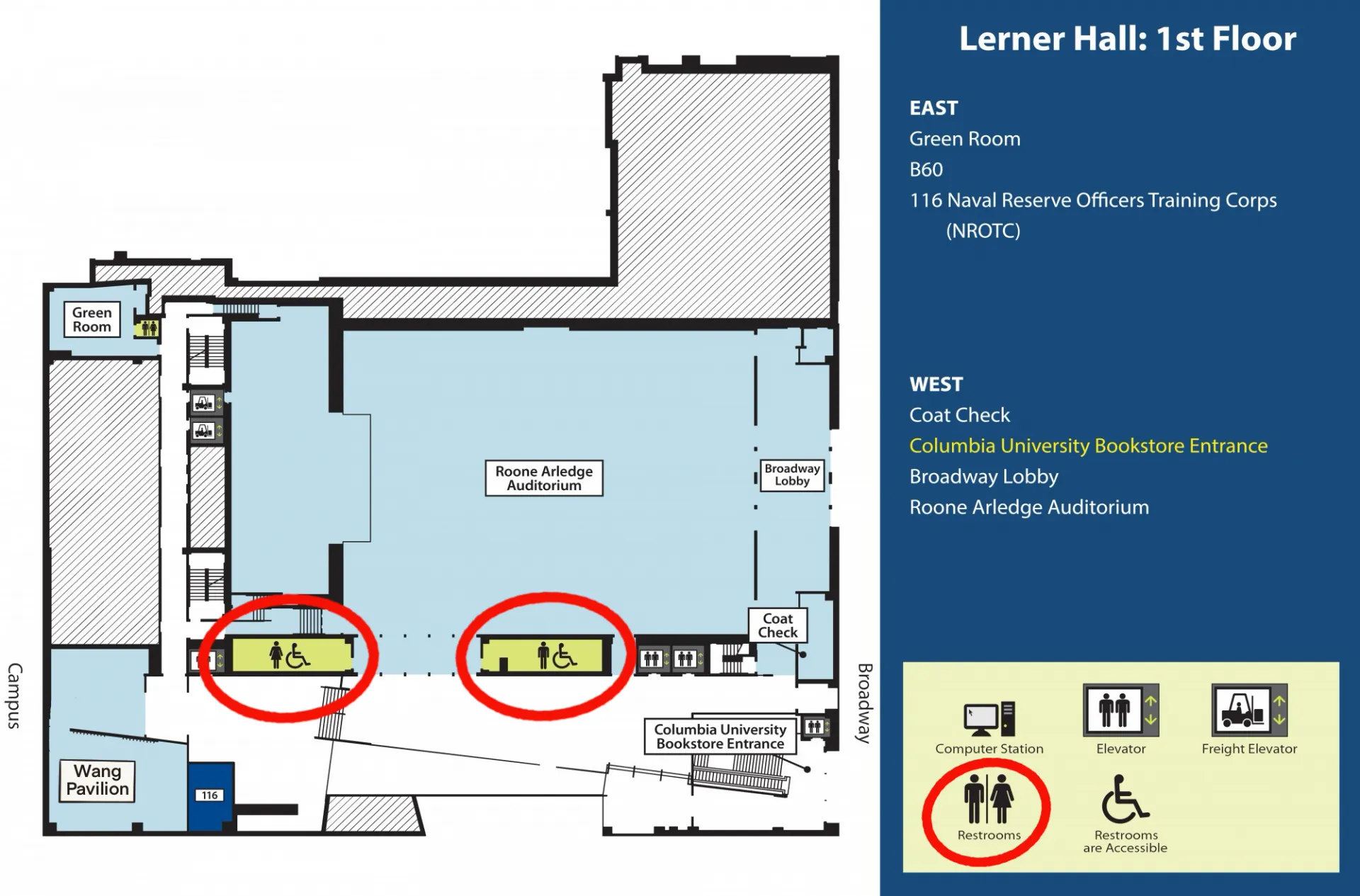 1st Floor Bathrooms